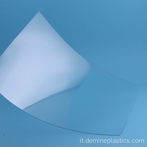 Foglio di protezione con pellicola flessibile in policarbonato spesso 1,0 mm
